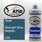 Preview: Saab, Midnight Blue Metallic, 234: 400ml Sprühdose, von ATW Autoteile West.